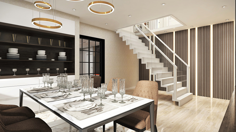 Дизайн проект загородного дома 2021 Дизайн обеденной зоны