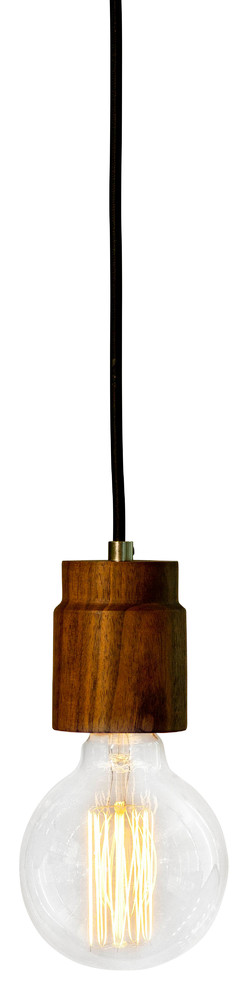 The Moderne Lamp, Black, Medium Globe Bulb