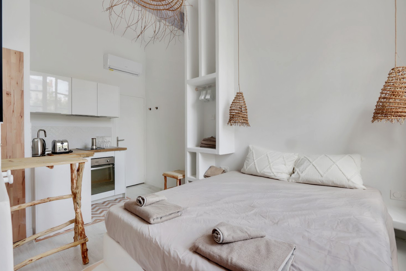 Projet Paradis, rénovation studio de 18m2