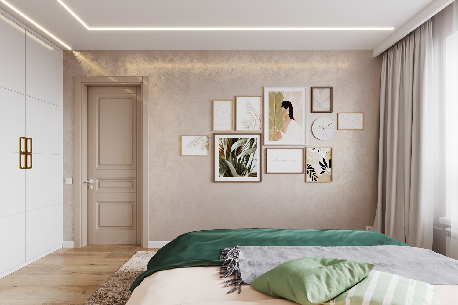 Колоритная квартира для семьи с двумя детьми (девочками)