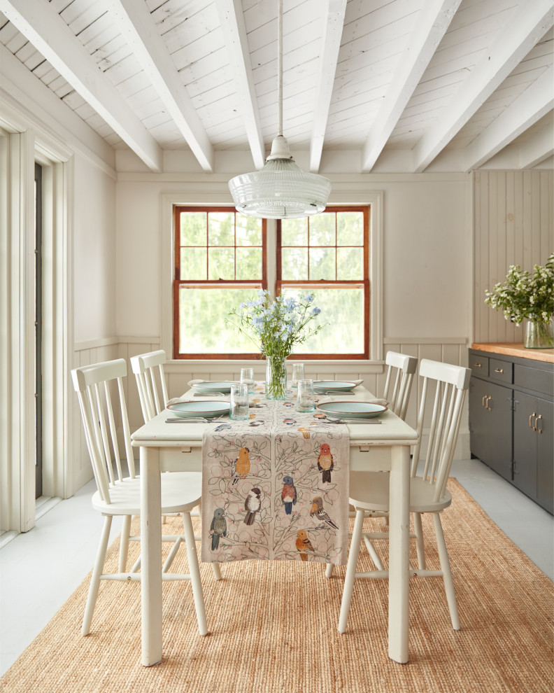 Inspiration for a rural dining room in New York.