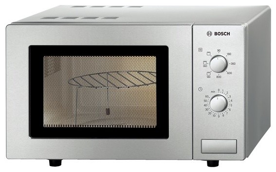 Bosch Compact microwave oven with grill brushed steel