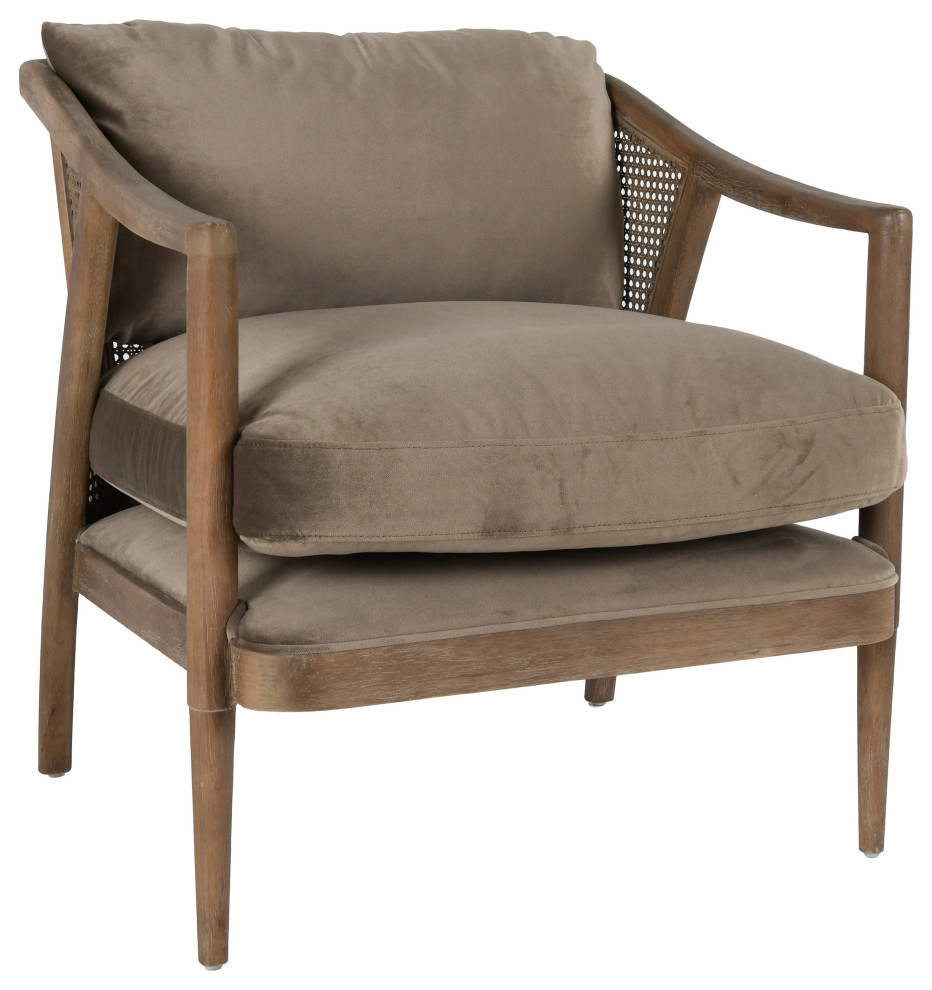 Cody Accent Chair Taupe by Kosas Home Midcentury Armchairs And Accent Chairs by Kosas Houzz