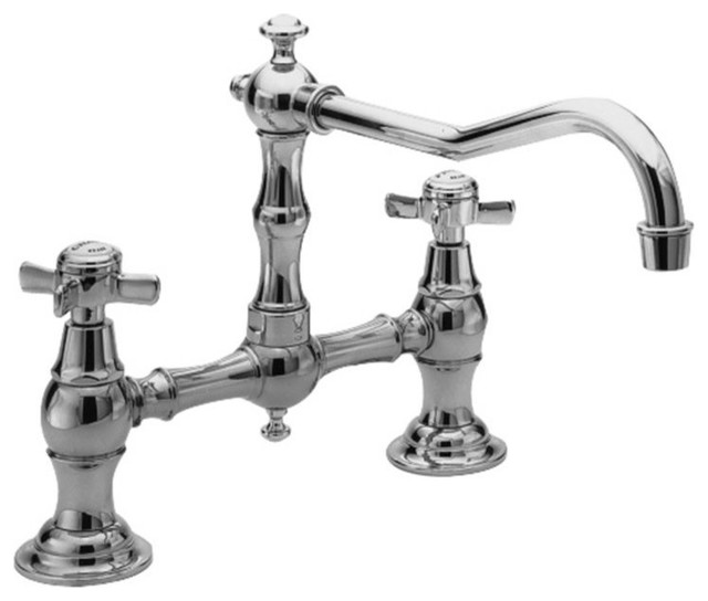 Newport Brass 945 Fairfield Double Handle Bridge Kitchen Faucet
