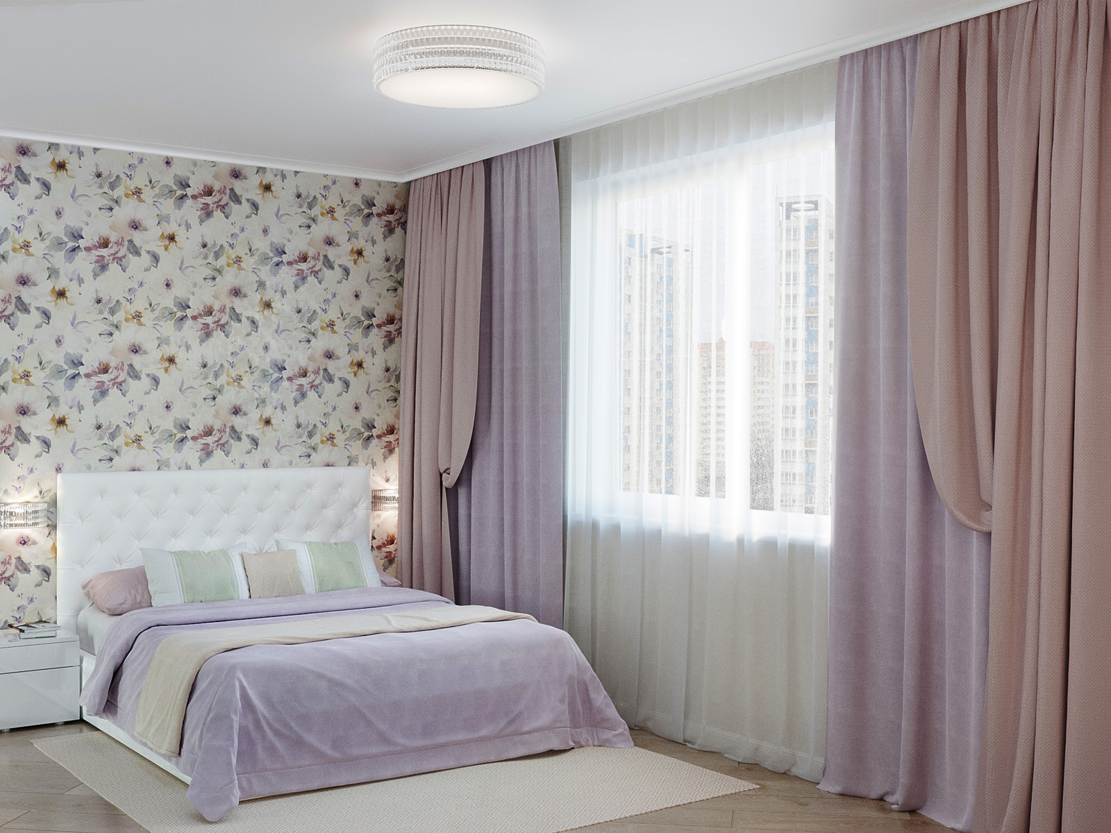 Бюджетный дизайн 3-ком. квартиры