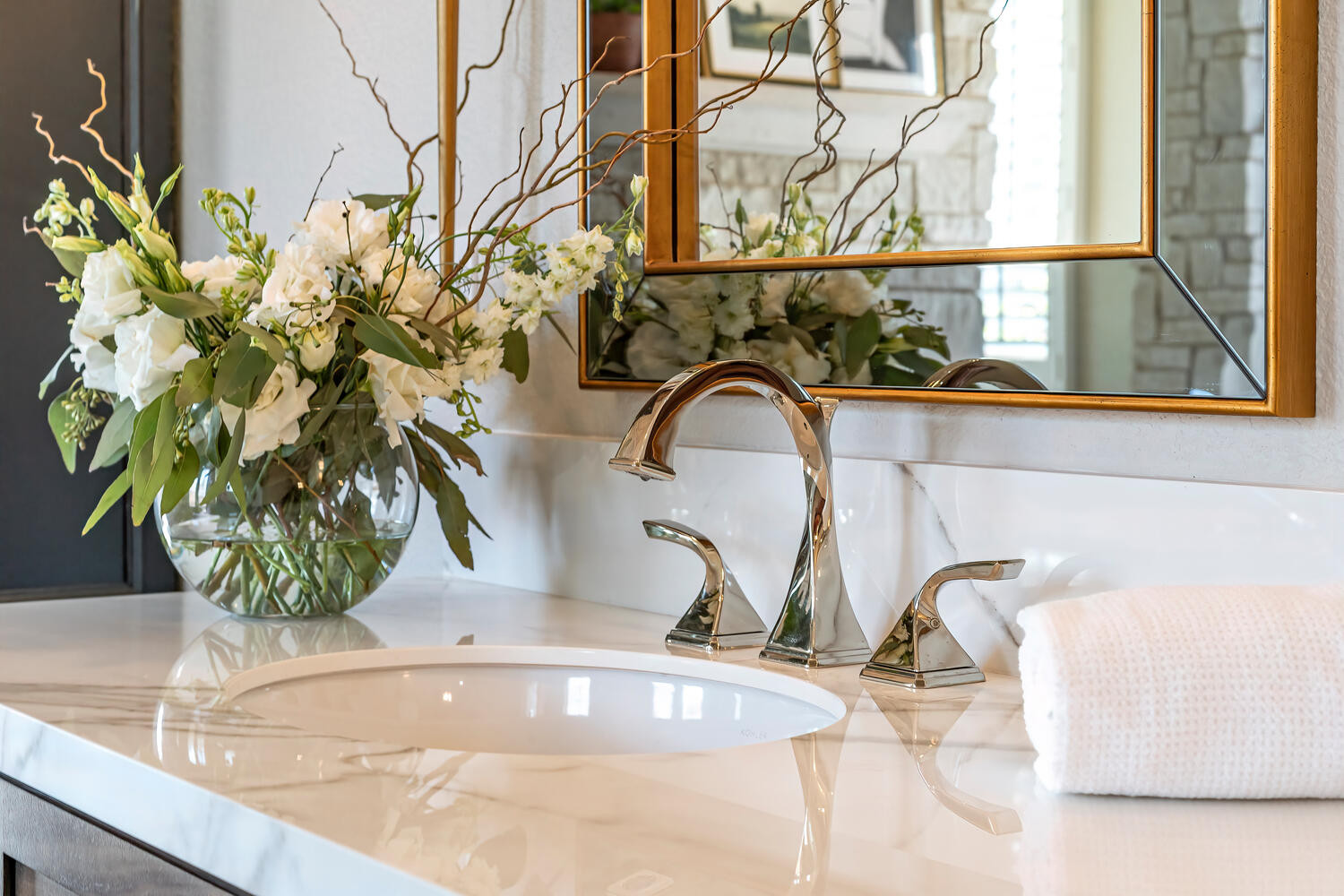 Mediterranean Modern Master Bathroom