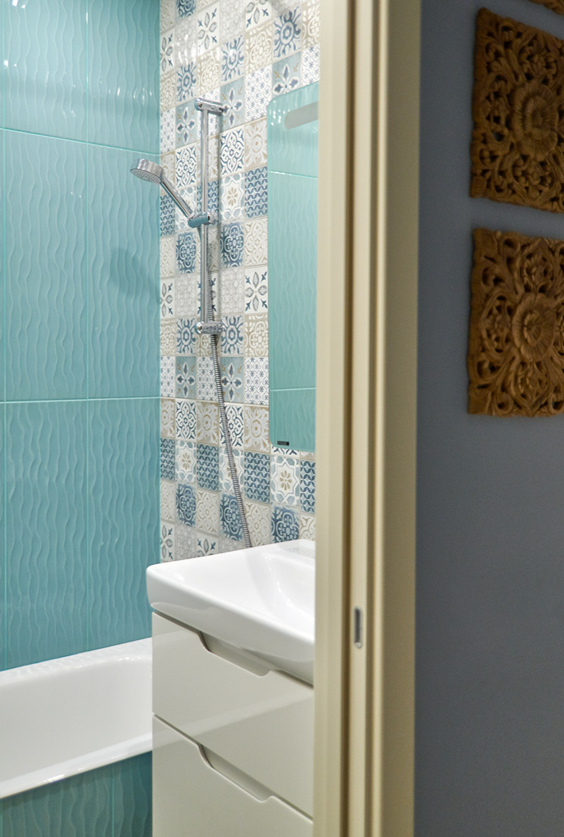 Наивное настроение. Яркая и свежая квартира в Москве.