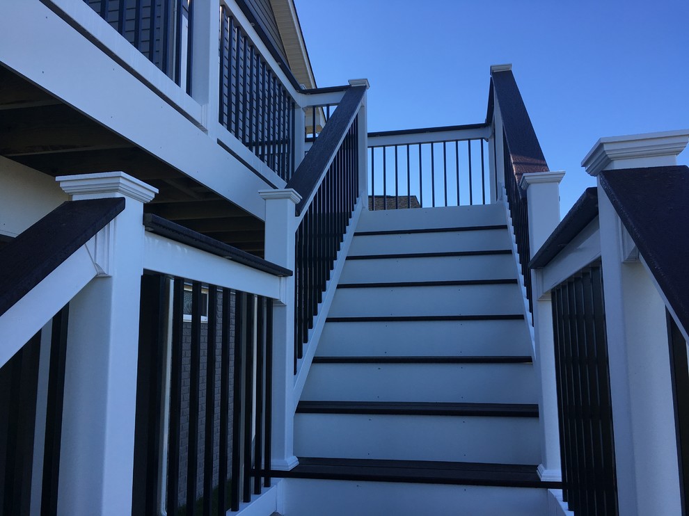 Large backyard deck photo in Baltimore