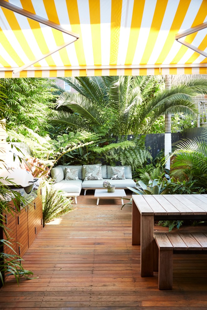 Design ideas for a tropical home design in Sydney.