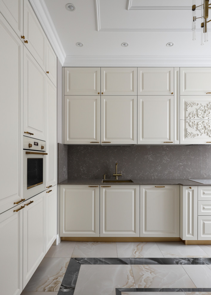 Реализованный дизайн-проект квартиры 90 кв.м.в стиле неоклассика