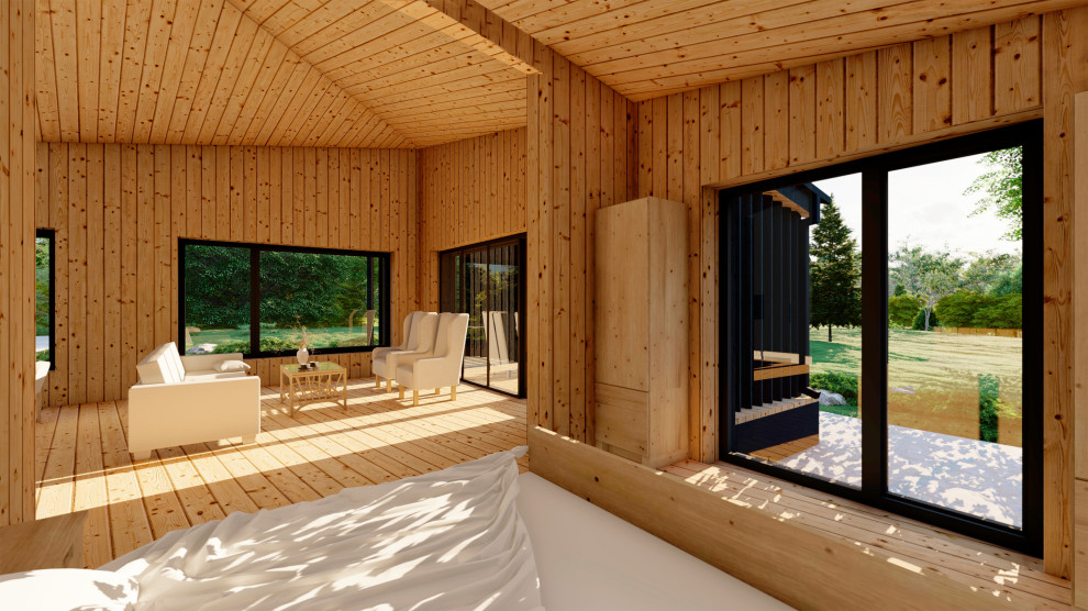 Дачный дом 70м2 внутри.