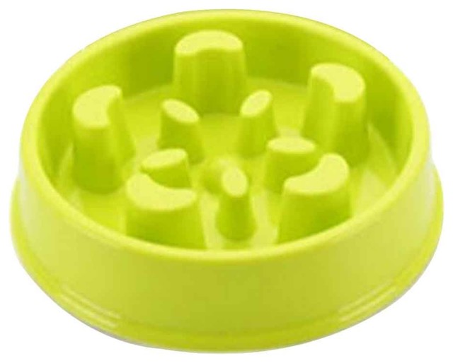 Slow Feed Dog Bowl Fun Feeder Non Slip Pet Bowl Contemporary