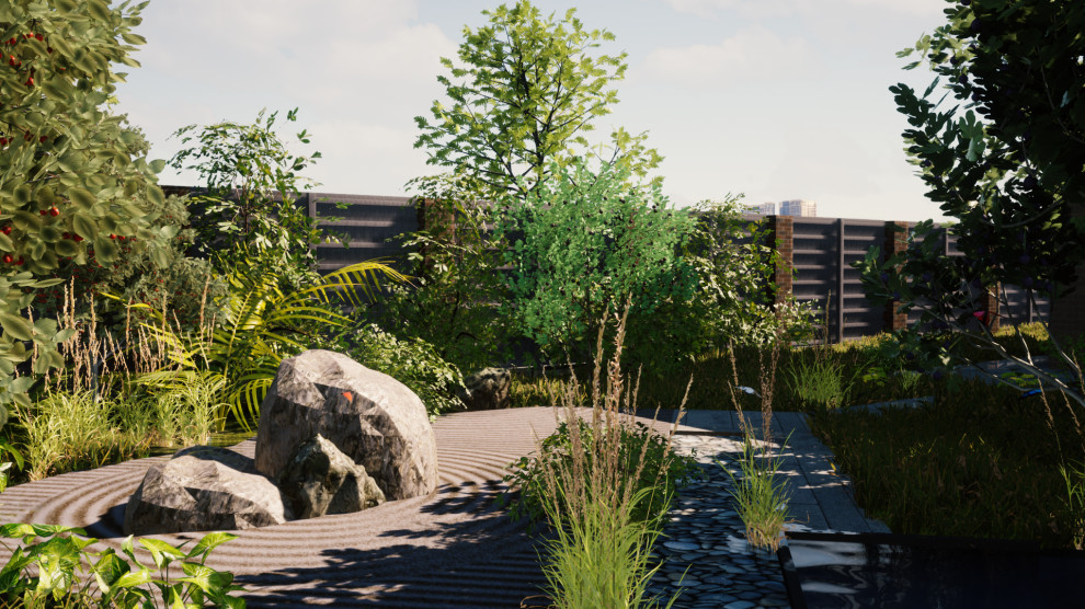 Благоустройство дачного участка. Сад в японском стиле