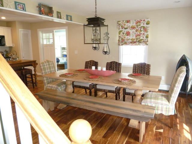 Cape Cod Remodel Beach Style Dining Room Boston By The