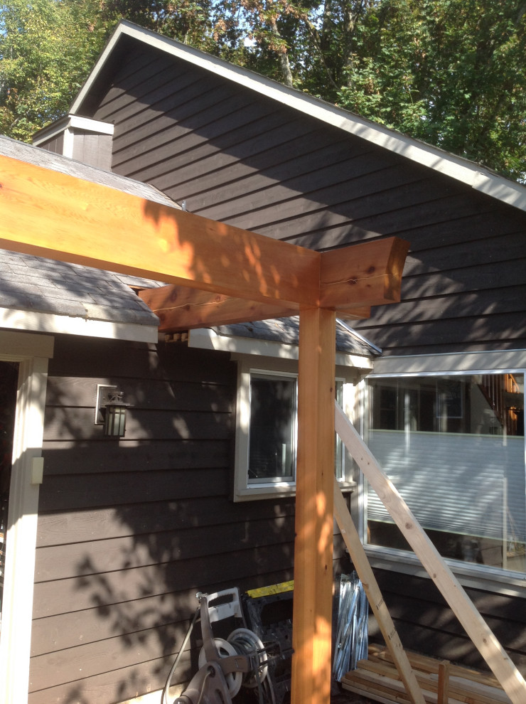 Cedar Siding and Gable End and Bracing