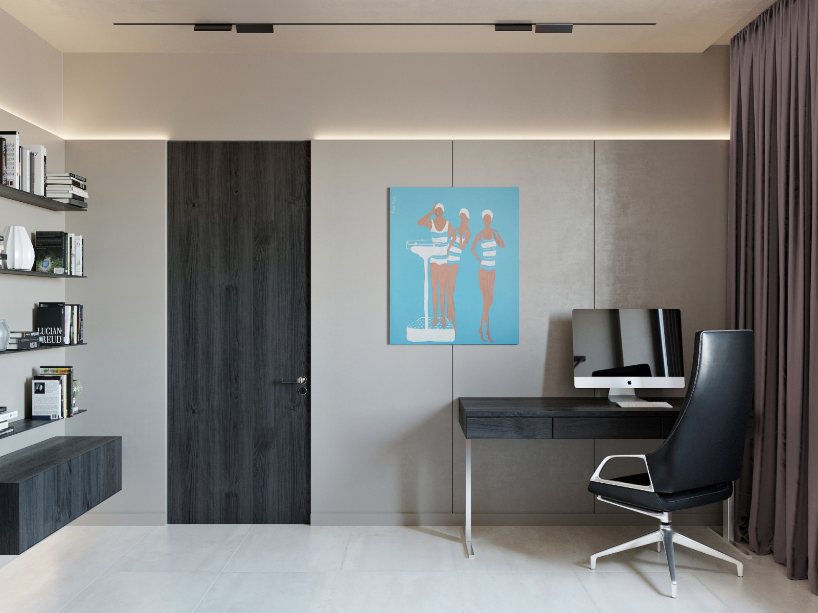 Дом в бежевых тонах