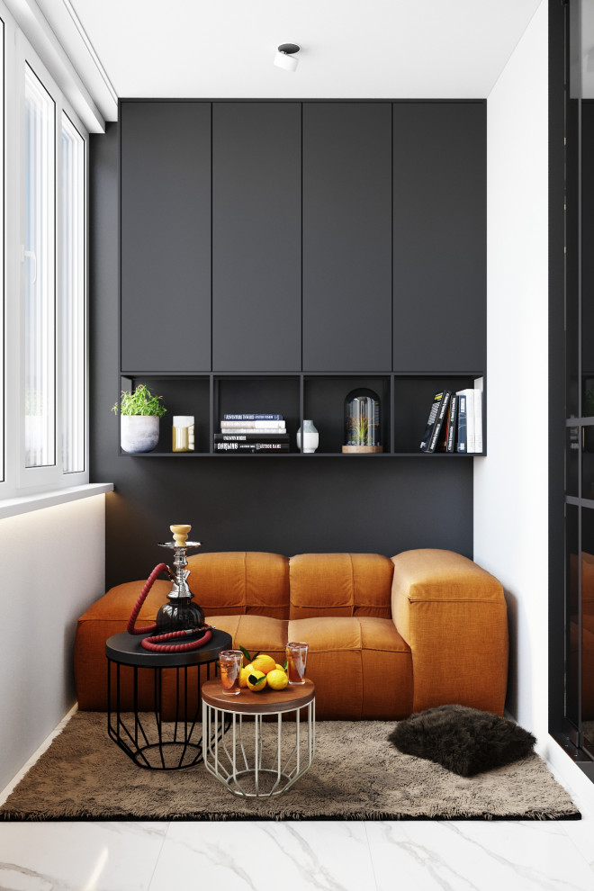 Квартира для холостяка с одной спальней и кухней-гостиной