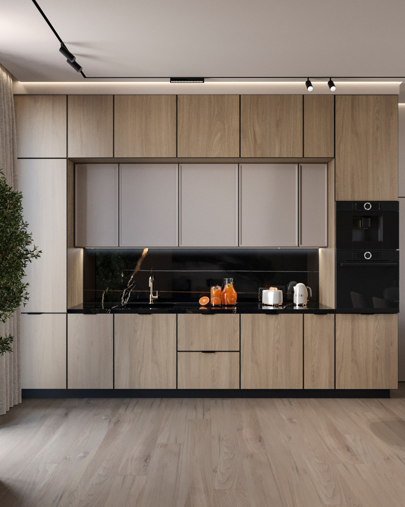 Кухня гостиная в коттедже