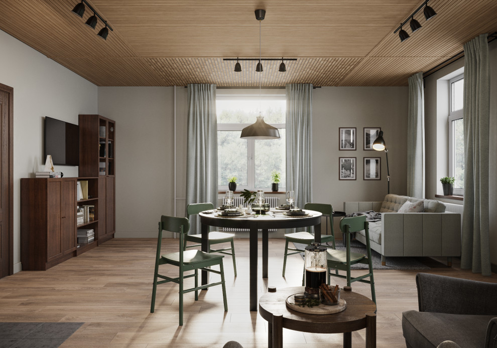 Гостиная загородного дома