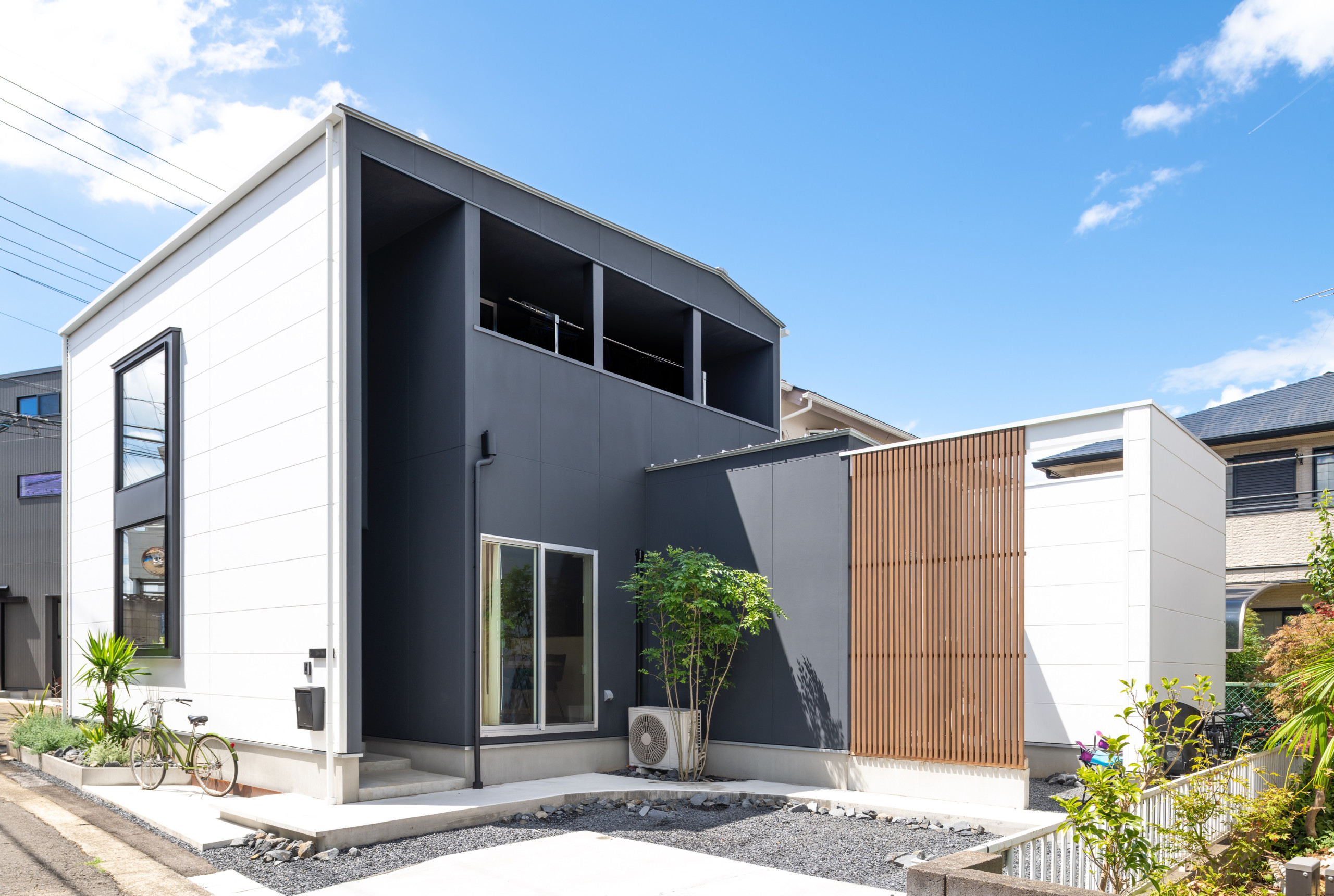 R House 32house 緩衝帯を持つ個室群住居