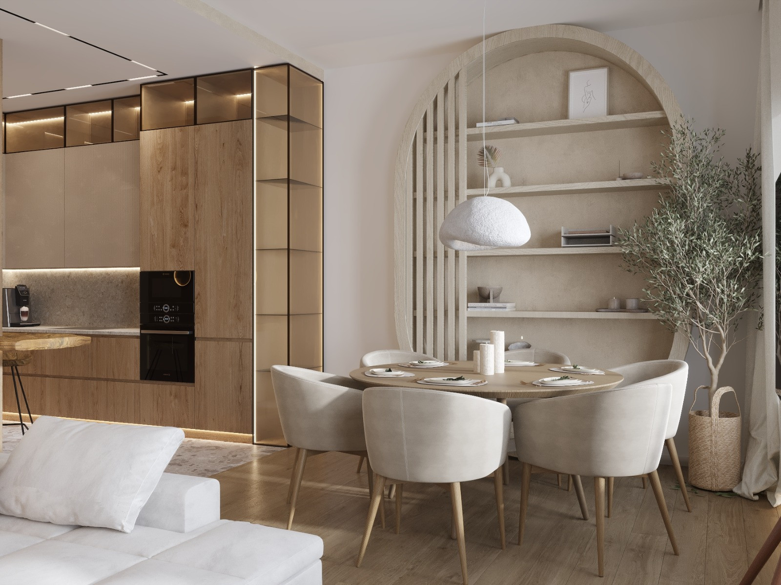 кухня-гостиная