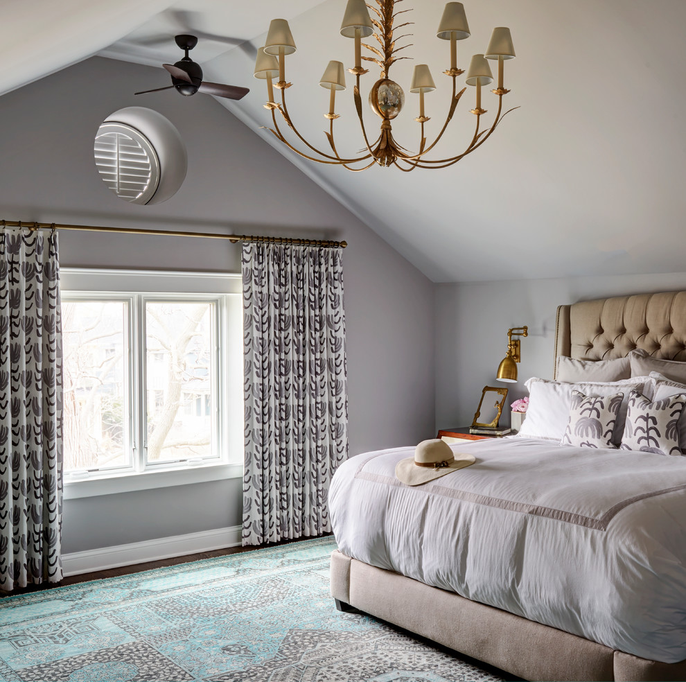 Inspiration for a timeless bedroom remodel in Chicago