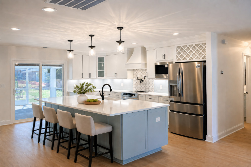 Contemporary Coastal Kitchen Remodel