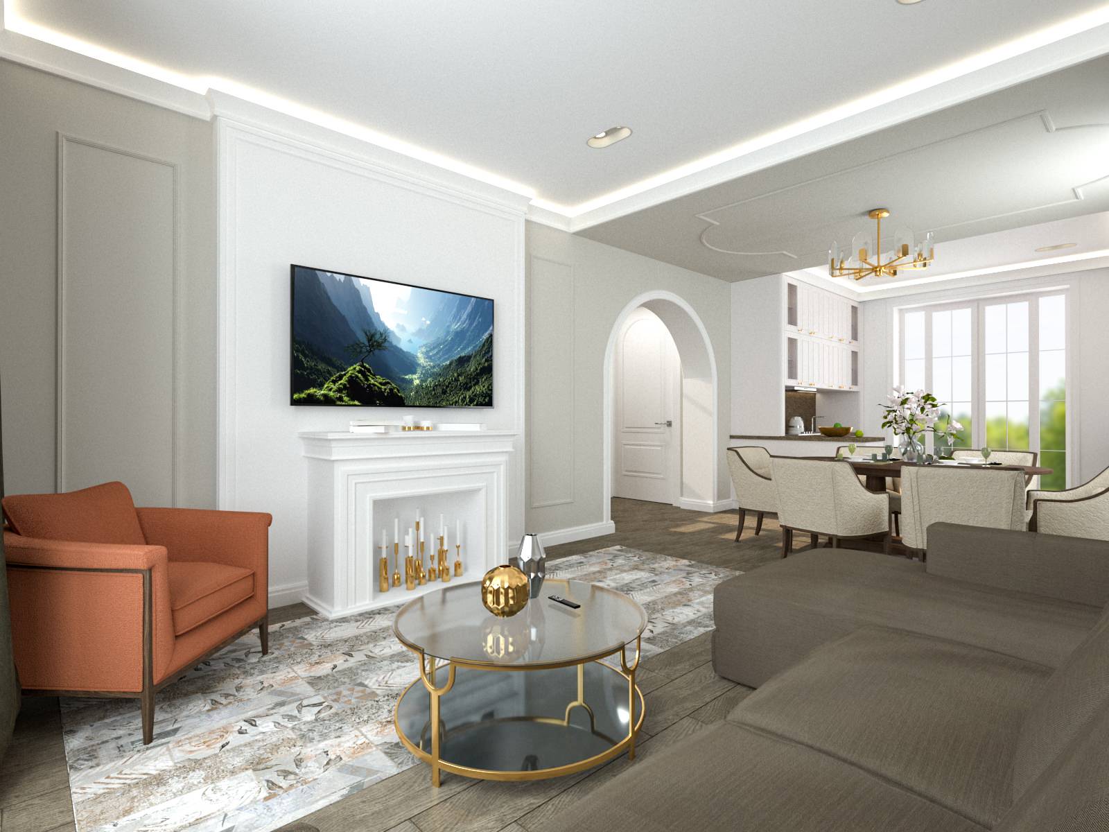 Кухня-гостиная