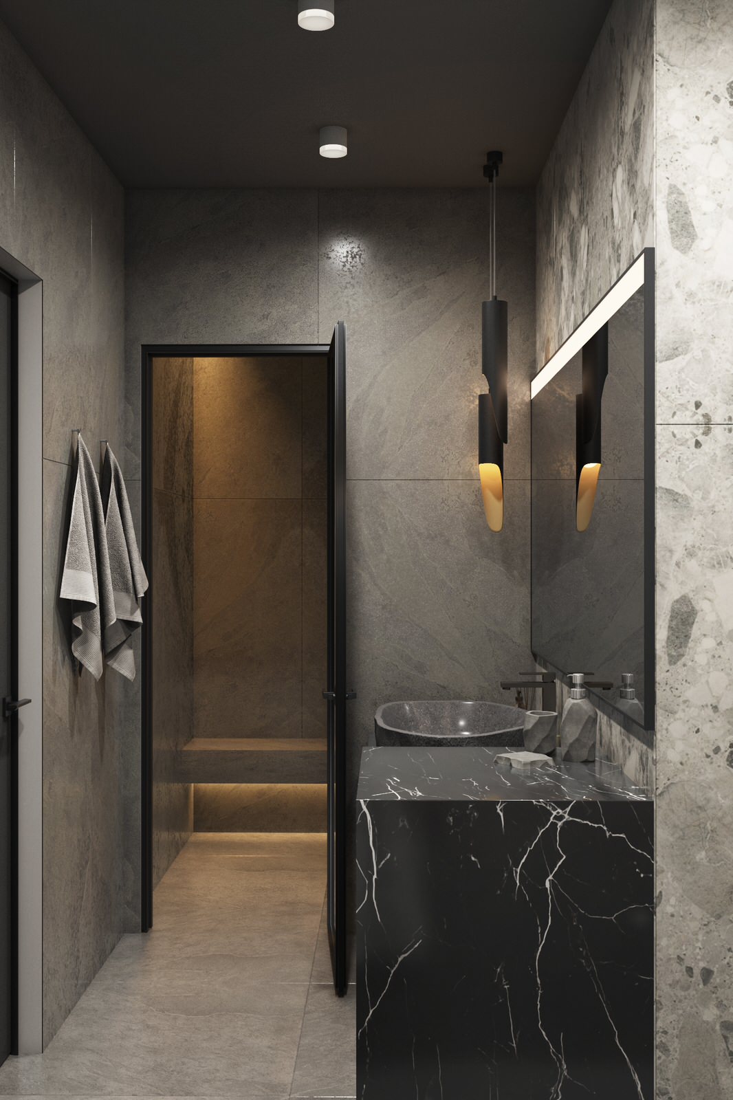 Дизайн проект подвального помещения 127м²