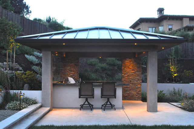 Alamo View contemporary-patio