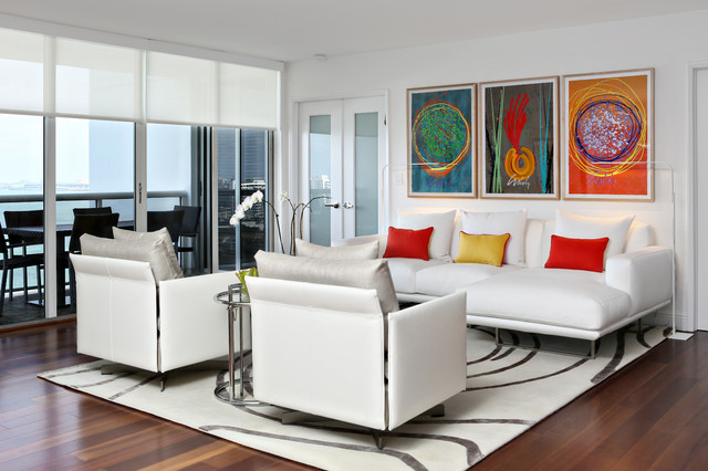 Sunset Harbour contemporary-living-room