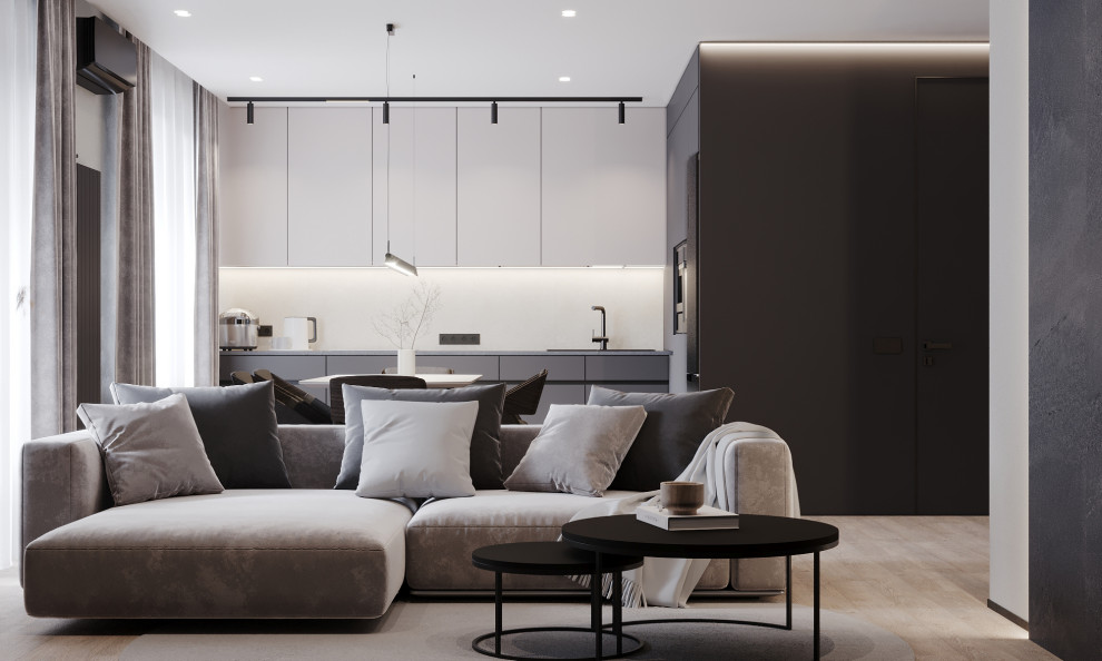 Интерьер квартиры 87м2 в поселке парке Весна