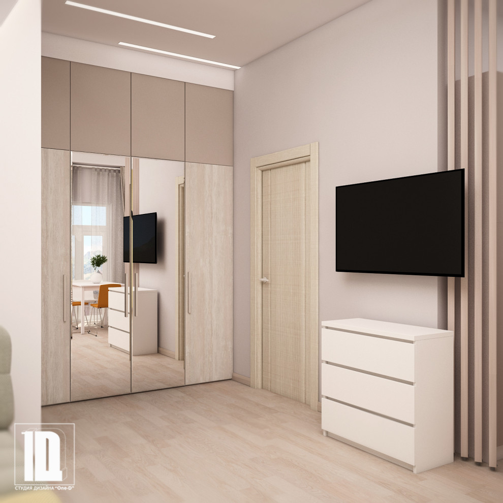 Дизайн-проект "Южное солнце" квартиры в ЖК Посейдон город Сочи 36 м2