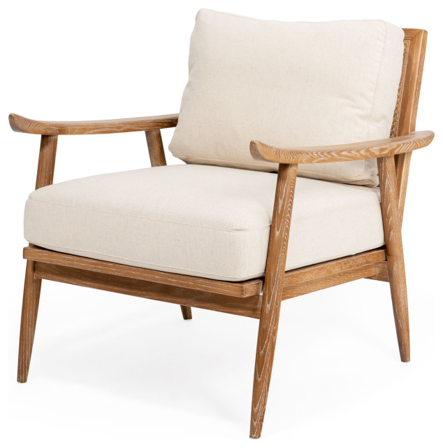 Rothwell Cane Back Accent Chair Midcentury Armchairs And Accent