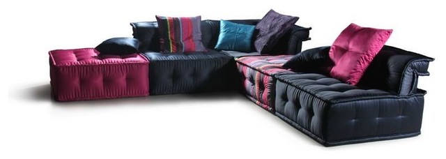 Gloriously Colorful Sofas, Multi Colored Sectional Sofas