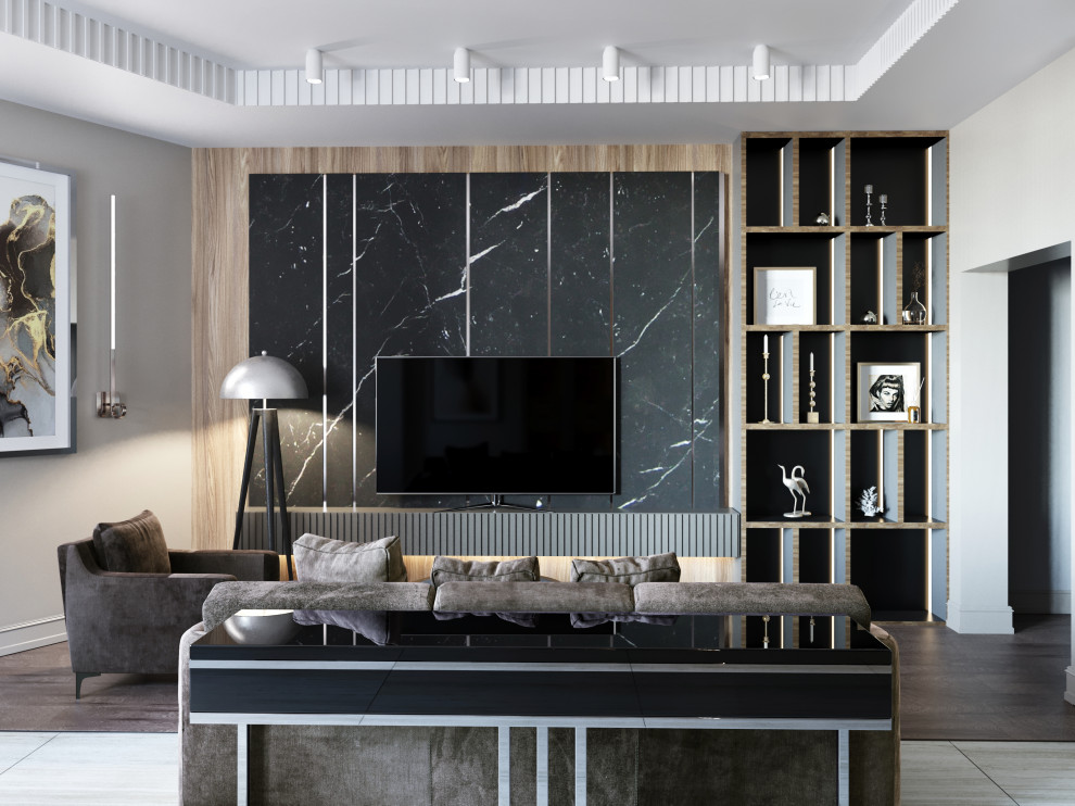 кухня-гостиная в частном доме в г. Чебоксары