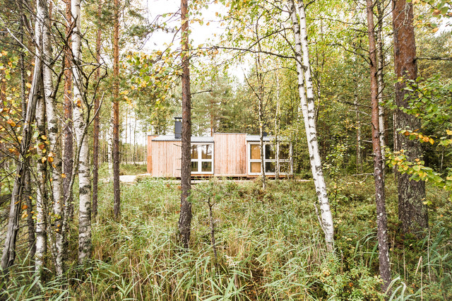 The Cabin skandinavisk-fasad