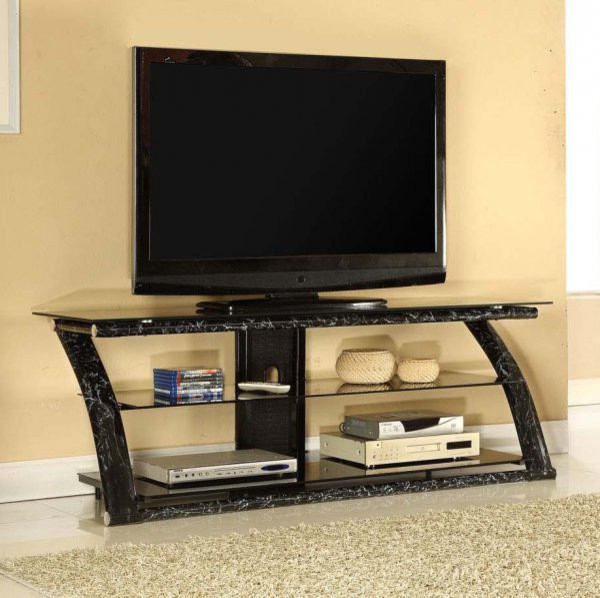 Nexus 65 Uv Tv Stand Black Marble 23h X 65w 22 2d Nexus 65 Uv Tv Stand Black Marble 23h X 65w 22 2d Contemporary Entertainment Centers And Stands By Harvey Haley