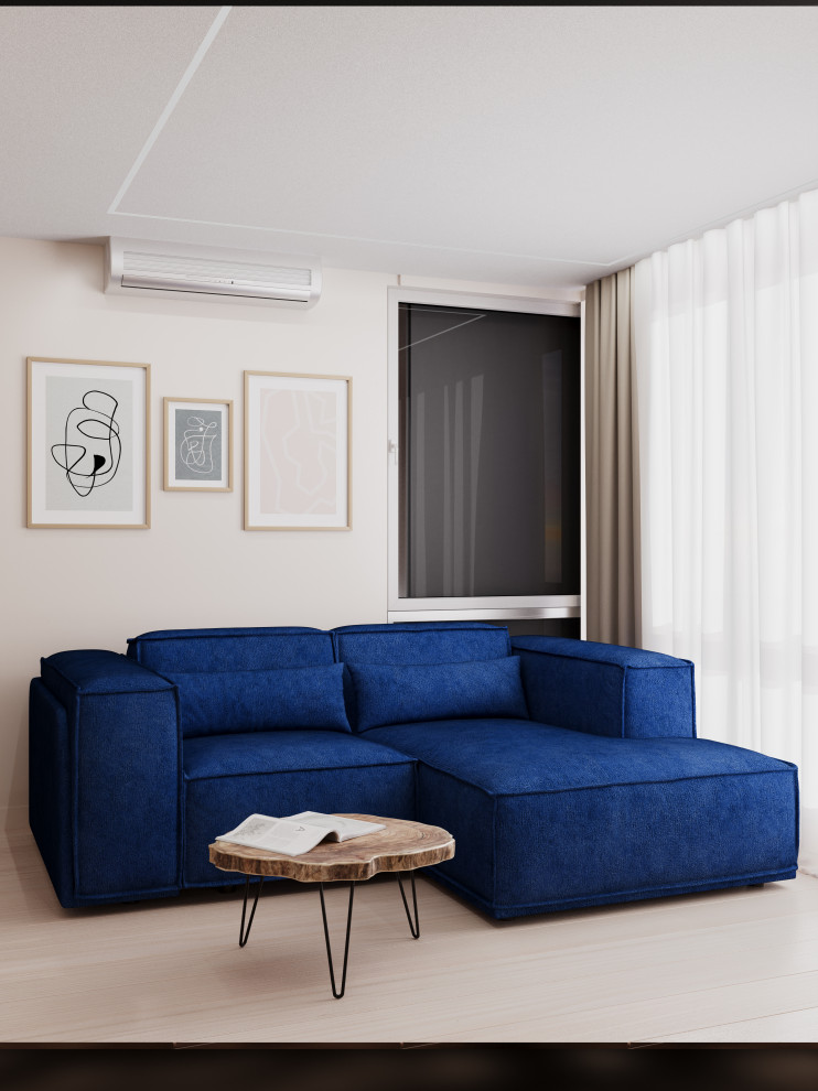 Однокомнатная квартира в смешанном стиле