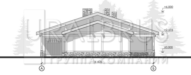 Проект дома Ф019
