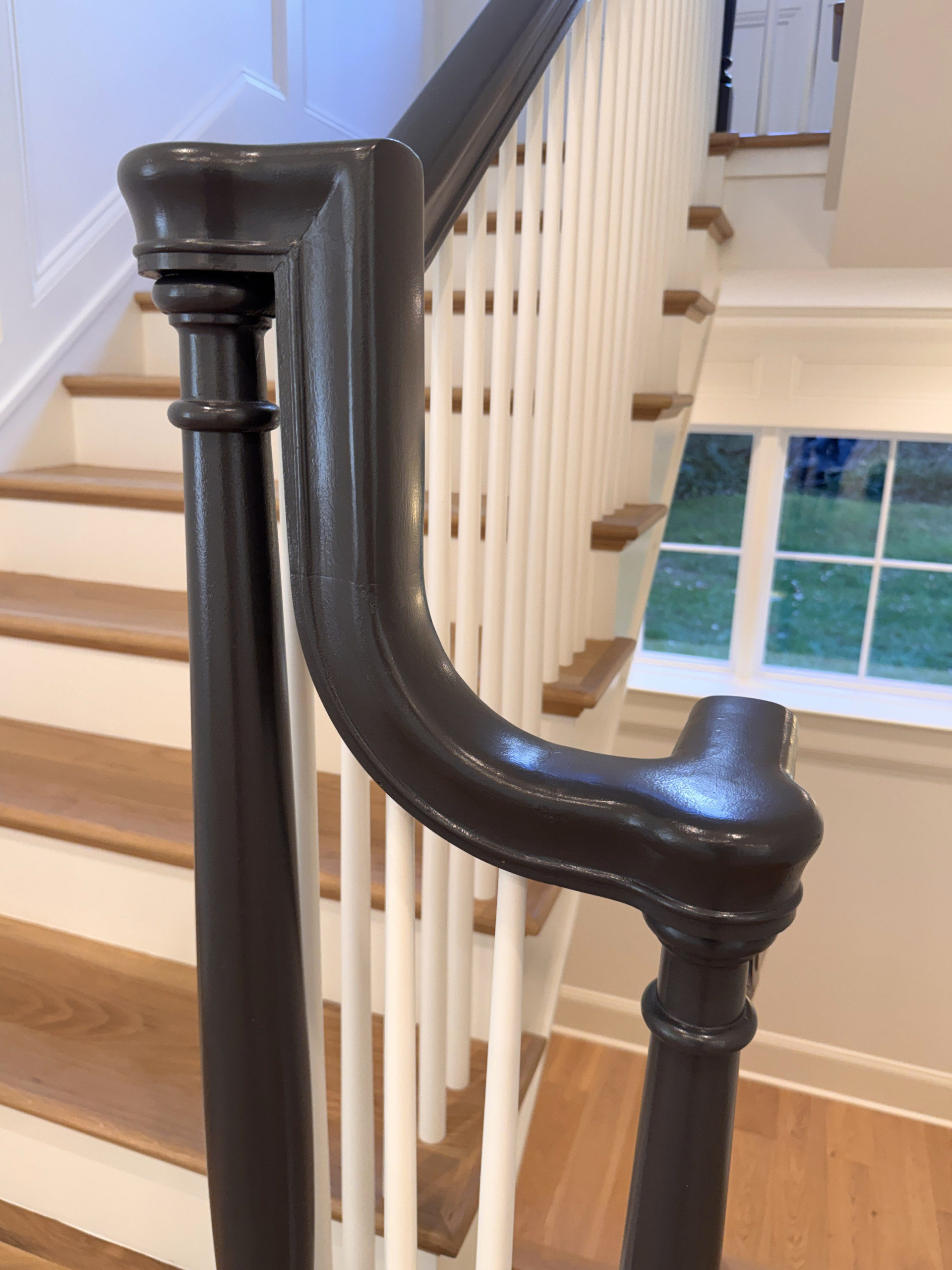 Project #160 | Traditional Box Stair with Gooseneck Handrail