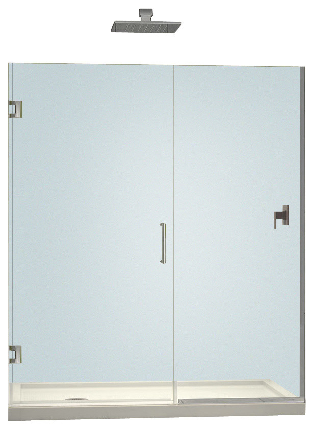 DreamLine Unidoor Plus 59 to 591/2" Hinged Shower Door Contemporary