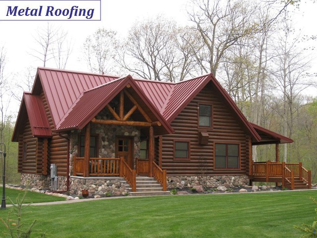 Metal Roofing Rustic Exterior Minneapolis By Lindus