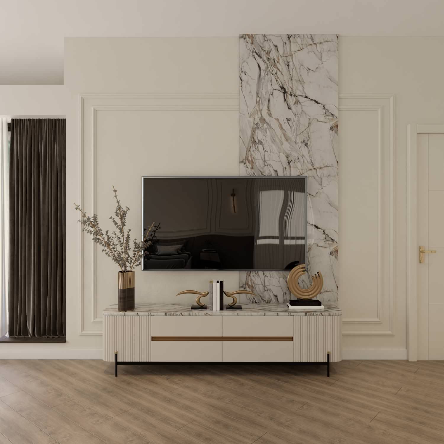 TV wall feature