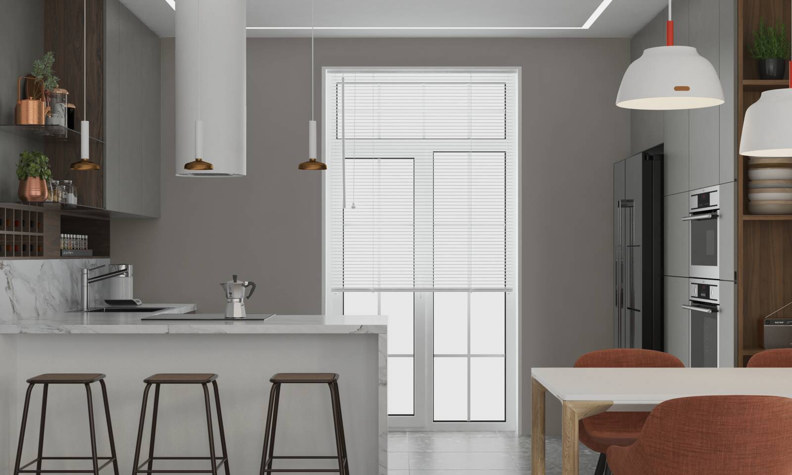 Дизайн проект интерьера таунхауса в Сочи.