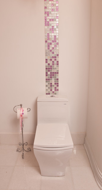 Pink Glitter Bathroom Modern Bathroom New York By Susan Jablon Houzz Au