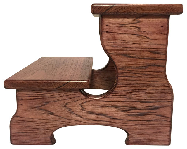 Handmade Wood 2Step Stool 20" Long Transitional Ladders And Step