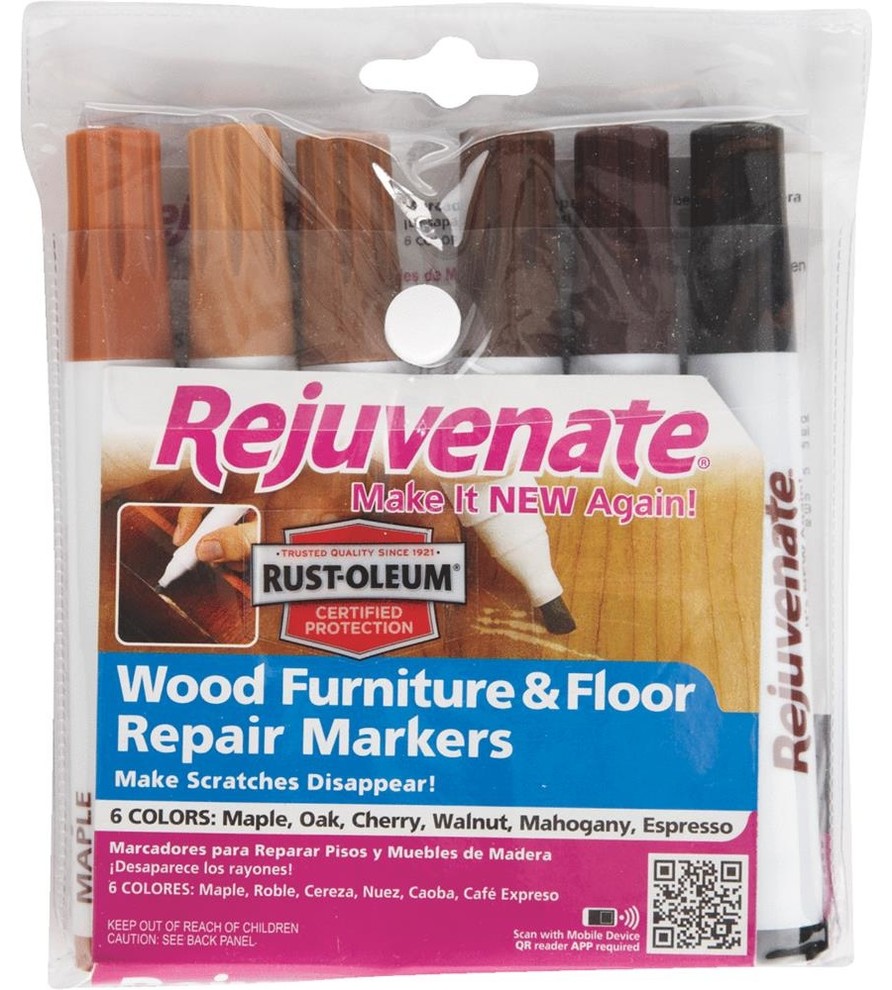 Rejuvenate Wood Furniture & Floor Repair Markers Make Scratches