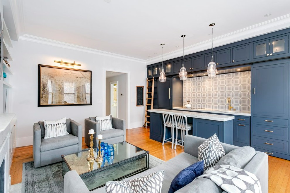 Home design - transitional home design idea in Boston