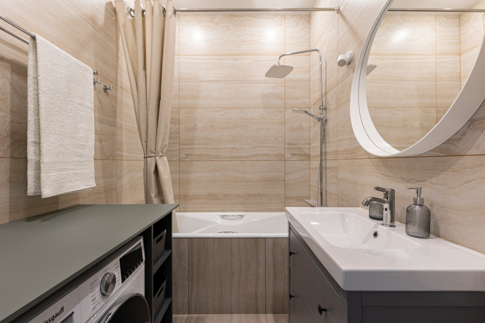 Двухкомнатная квартира под сдачу. Ванная